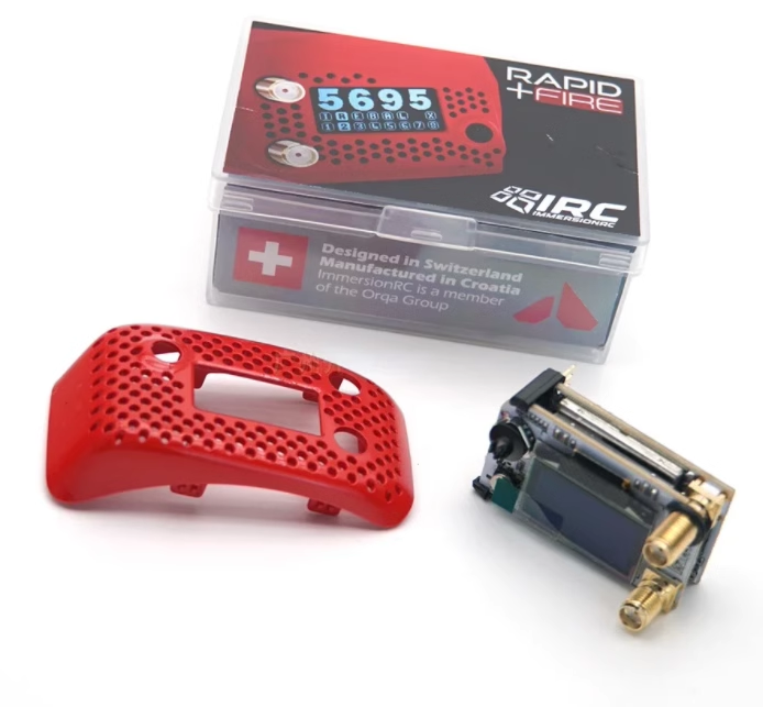 The red plastic shell for rapidfire