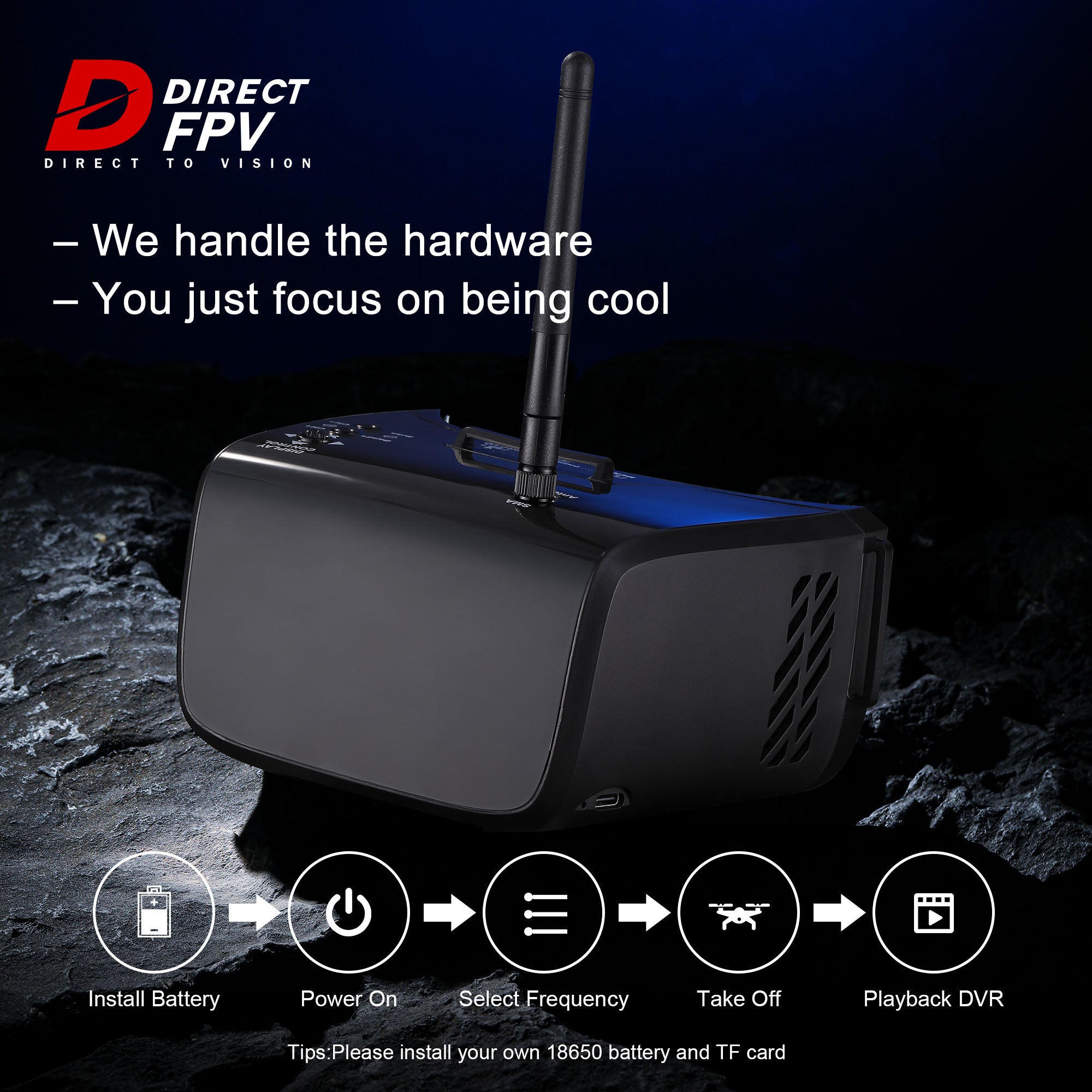 Directfpv headset goggles FOX